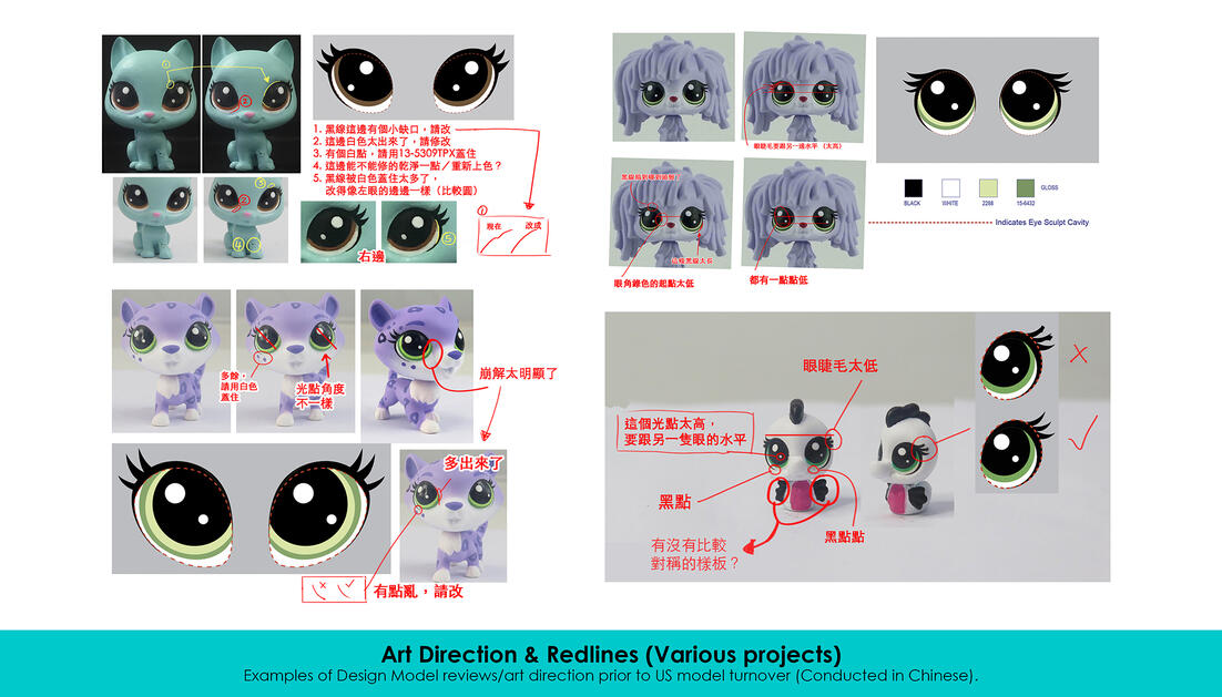 Product Art Direction/Redlines