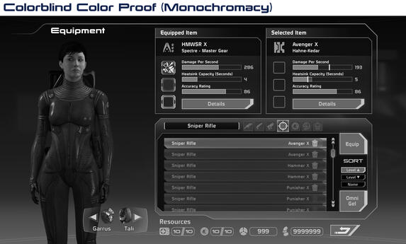 Colorblind Monochrome